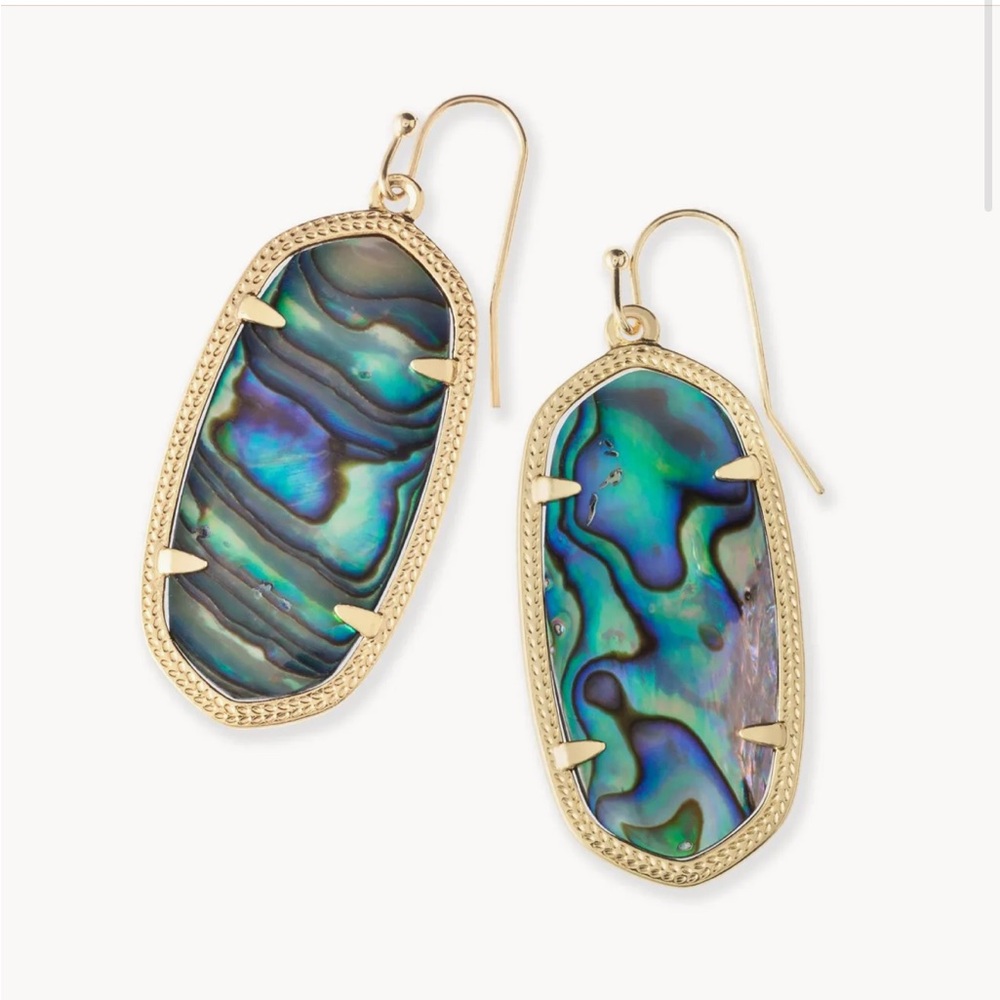 Kendra Scott Elle Earrings, Abalone Shell/Gold